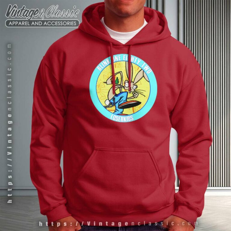 Blink 182 Loserkids Bunny Hoodie Blink 182 Loserkids Bunny Hoodie