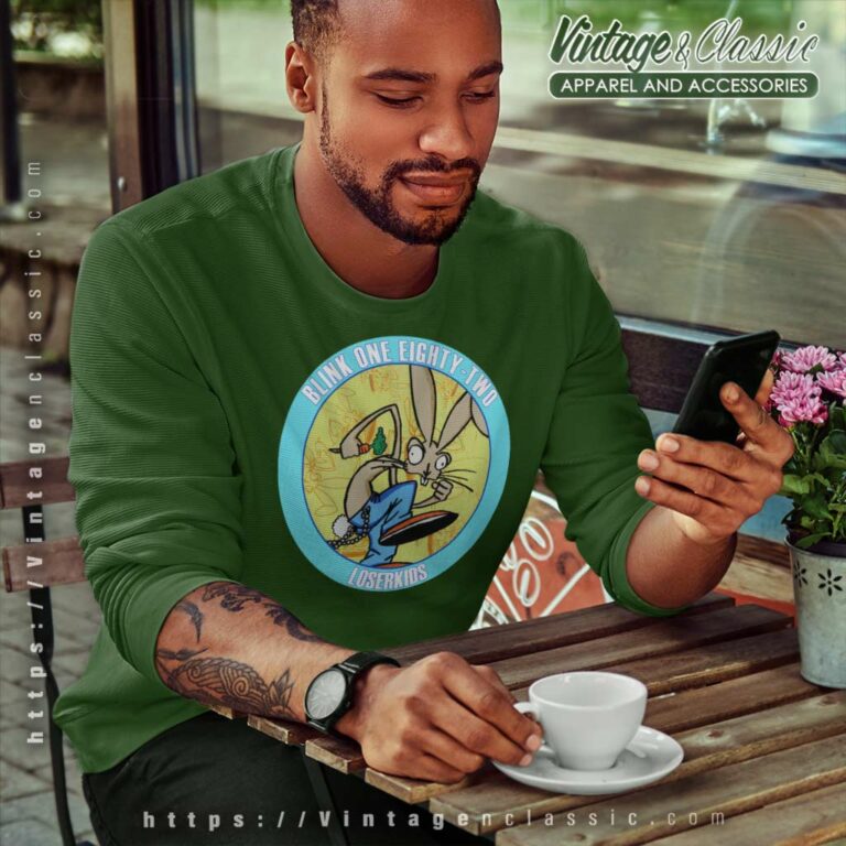 Blink 182 Loserkids Bunny Sweatshirt Blink 182 Loserkids Bunny Sweatshirt