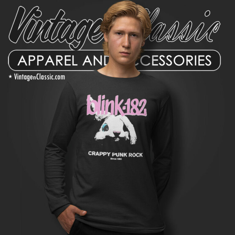 Blink 182 Merch Crappy Punk Rock Since 1992 Long Sleeve Tee 5 Blink 182 Merch Crappy Punk Rock Since 1992 Long Sleeve Tee 5
