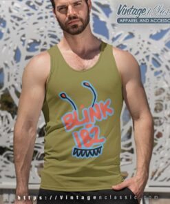 Blink 182 Monster Bootleg Tank Top Racerback