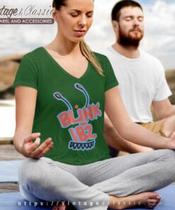Blink 182 Monster Bootleg V Neck TShirt
