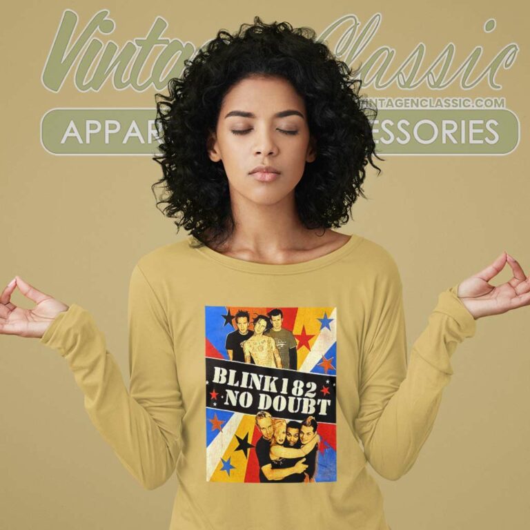 Blink 182 No Doubt Tour Long Sleeve Tee Blink 182 No Doubt Tour Long Sleeve Tee