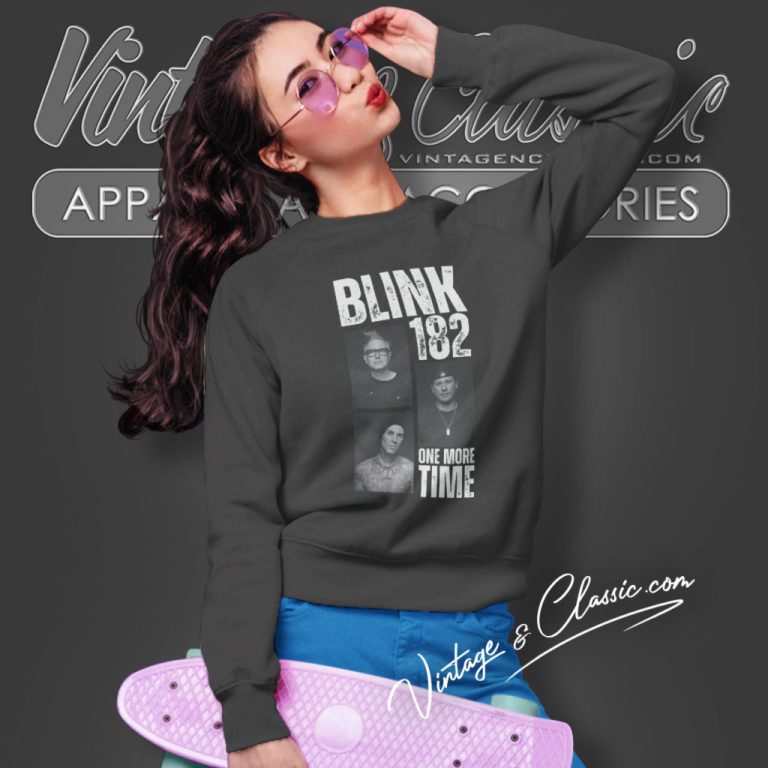 Blink 182 One More Time Sweatshirt Blink 182 One More Time Sweatshirt