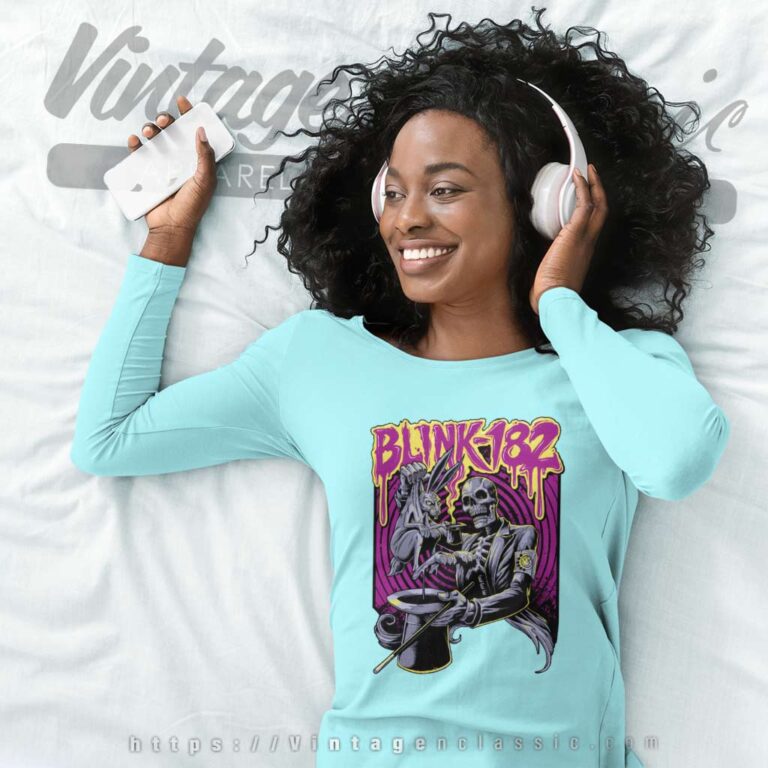 Blink 182 Poster Sheffield Musician Long Sleeve Tee Blink 182 Poster Sheffield Musician Long Sleeve Tee