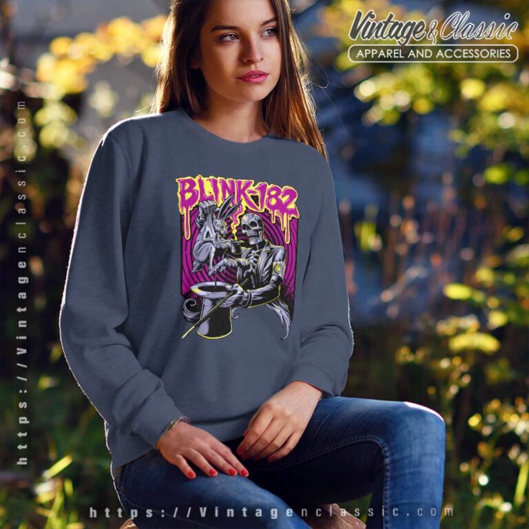 Blink 182 Poster Sheffield Musician Sweatshirt Blink 182 Poster Sheffield Musician Sweatshirt
