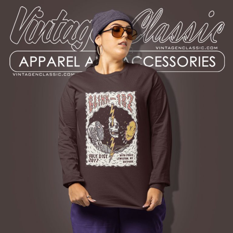 Blink 182 Pvris Lewiston Long Sleeve Tee Blink 182 Pvris Lewiston Long Sleeve Tee