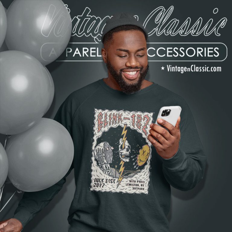 Blink 182 Pvris Lewiston Sweatshirt Blink 182 Pvris Lewiston Sweatshirt