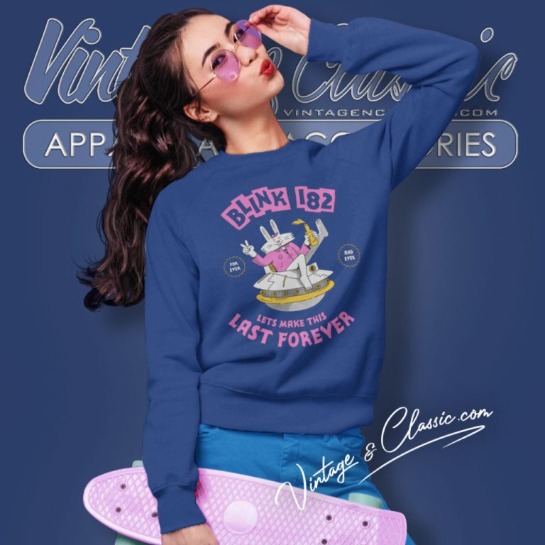 Blink 182 Rabbit Ufo Sweatshirt Blink 182 Rabbit Ufo Sweatshirt