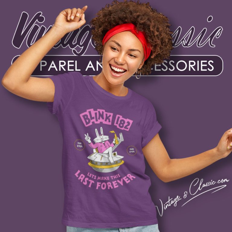 Blink 182 Rabbit Ufo Women T Shirt Blink 182 Rabbit Ufo Women T Shirt