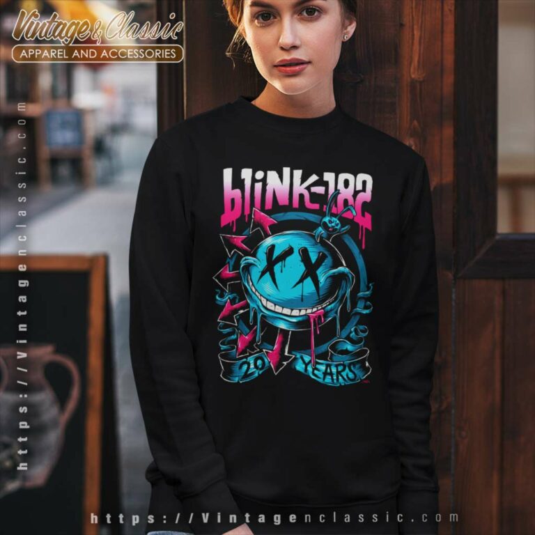 Blink 182 Shirt 20 Years Sweatshirt Blink 182 Shirt 20 Years Sweatshirt
