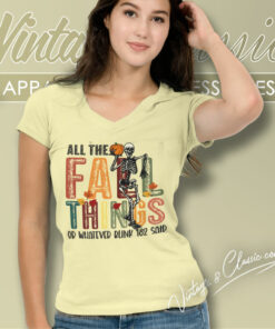 Blink 182 Shirt All The Fall Thing Or Whatever V Neck TShirt
