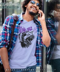 Blink 182 Shirt Dogs Eating Dogs V Neck TShirt