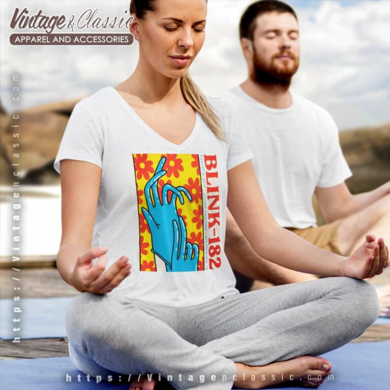 Blink 182 Shirt Enema Of The State Tour V Neck TShirt Blink 182 Shirt Enema Of The State Tour V Neck TShirt