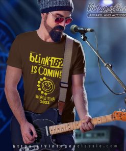 Blink 182 Shirt Is Coming World Tour 2023 4 Blink 182 Shirt Is Coming World Tour 2023 T Shirt