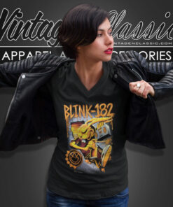 Blink 182 Shirt The World Tour 2023 2024 Rock And Roll Concert V Neck TShirt