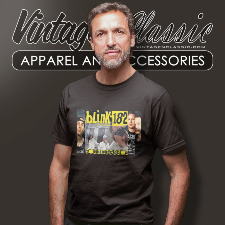 Blink 182 Shirt World Tour 2023 2024 T Shirt Blink 182 Shirt World Tour 2023 2024 T Shirt