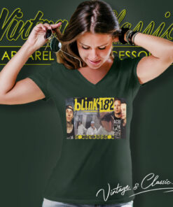 Blink 182 Shirt World Tour 2023 2024 V Neck TShirt