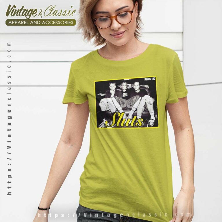 Blink 182 Sluts Women TShirt Blink 182 Sluts Women TShirt