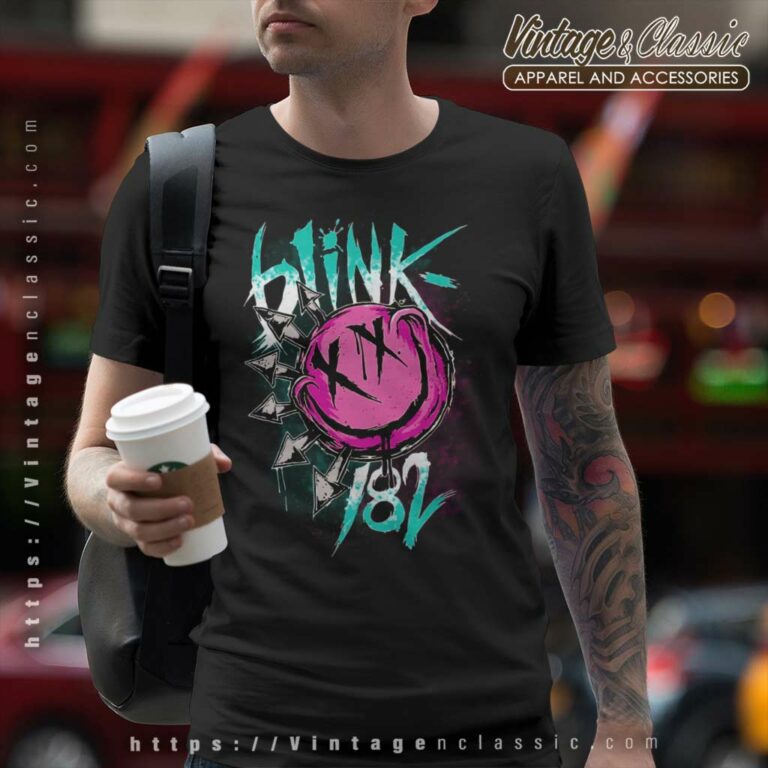 Blink 182 Smiley Face T Shirt Blink 182 Smiley Face T Shirt