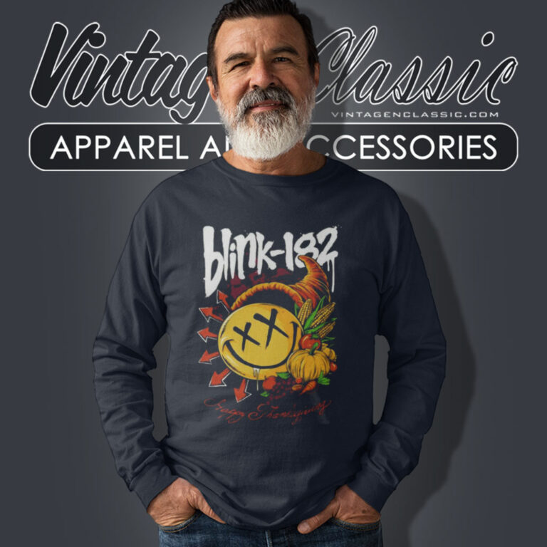 Blink 182 Thanksgiving Long Sleeve Tee Blink 182 Thanksgiving Long Sleeve Tee