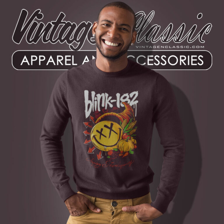 Blink 182 Thanksgiving Sweatshirt Blink 182 Thanksgiving Sweatshirt