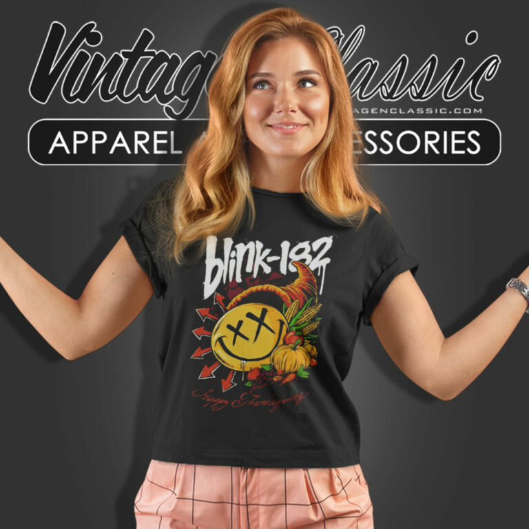 Blink 182 Thanksgiving Women T Shirt Blink 182 Thanksgiving Women T Shirt