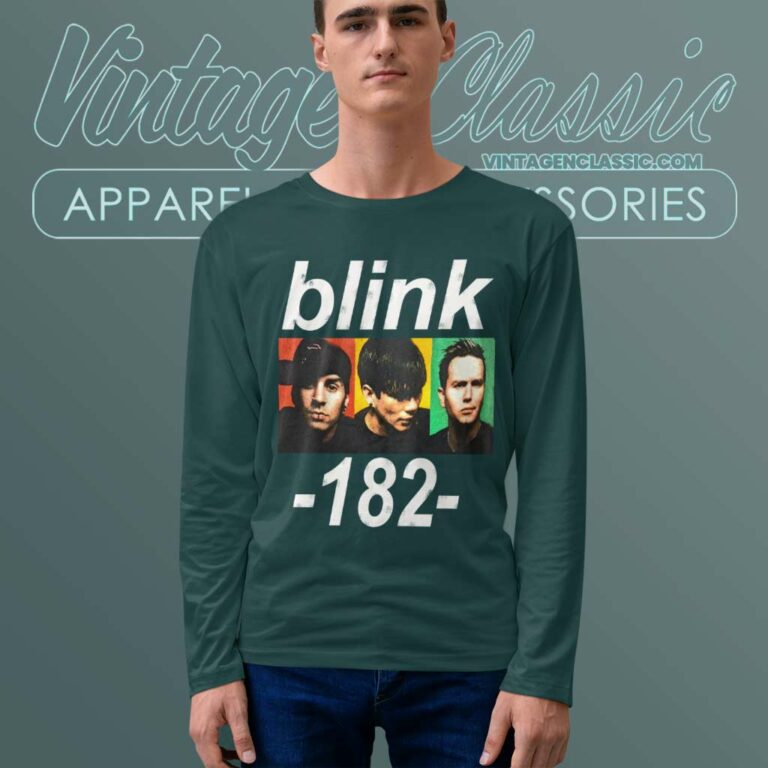 Blink 182 Us Tour Long Sleeve Tee Blink 182 Us Tour Long Sleeve Tee