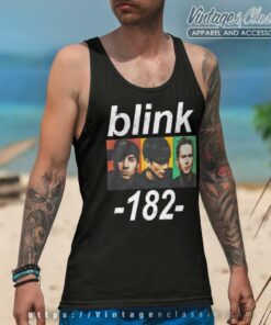 Blink 182 Us Tour Tank Top Racerback