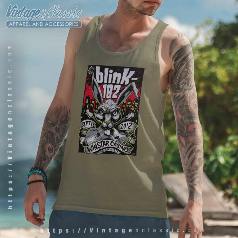 Blink 182 Winstar Casino Tank Top Racerback Blink 182 Winstar Casino Tank Top Racerback