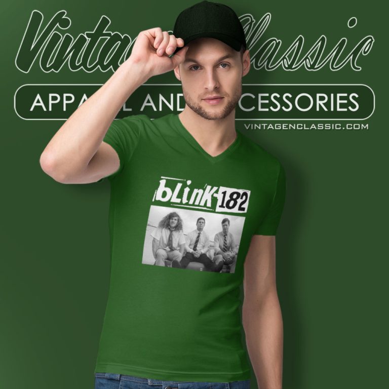 Blink 182 Workaholics Mashup V Neck TShirt Blink 182 Workaholics Mashup V Neck TShirt