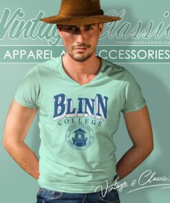 Blinn College V Neck TShirt