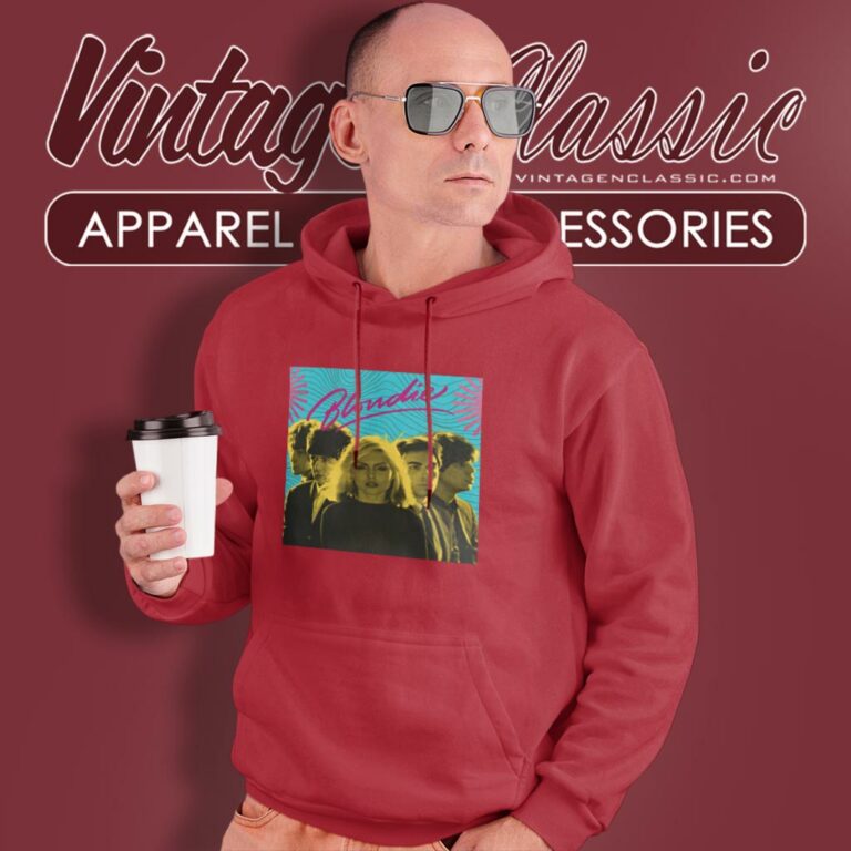 Blondie 1980s Style Vintage Hoodie Blondie 1980s Style Vintage Hoodie