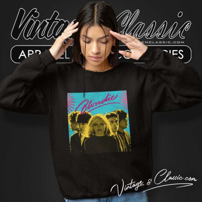 Blondie 1980s Style Vintage Sweatshirt Blondie 1980s Style Vintage Sweatshirt