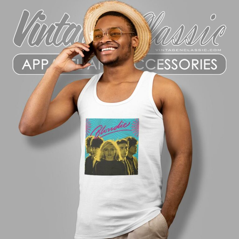 Blondie 1980s Style Vintage Tank Top Racerback Blondie 1980s Style Vintage Tank Top Racerback