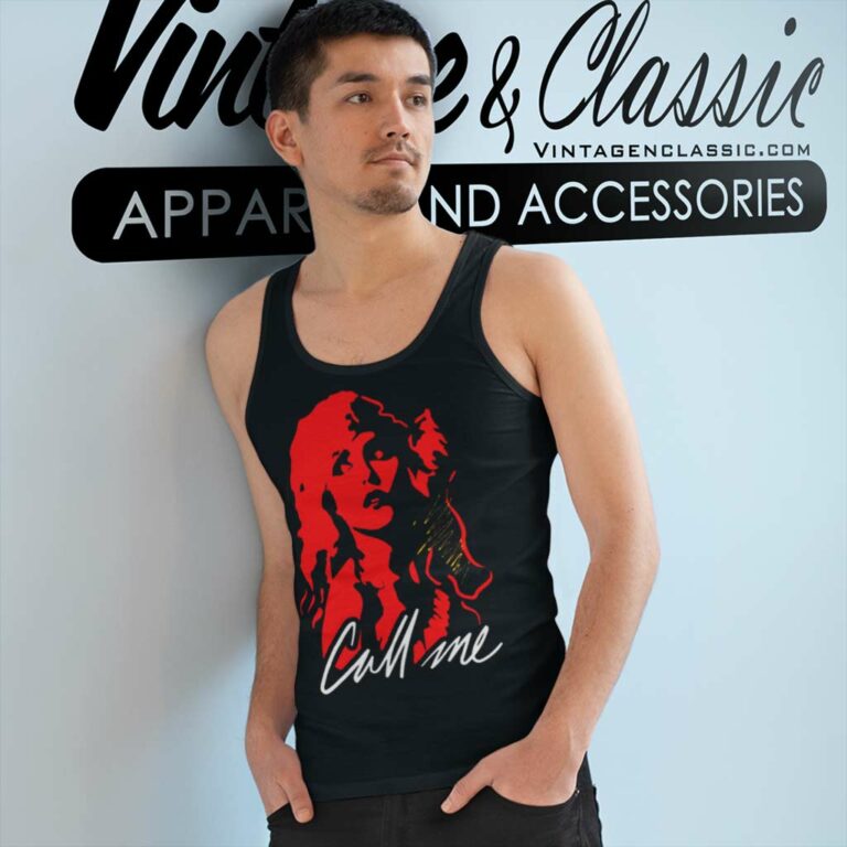 Blondie Call Me Tank Top Racerback Blondie Call Me Tank Top Racerback