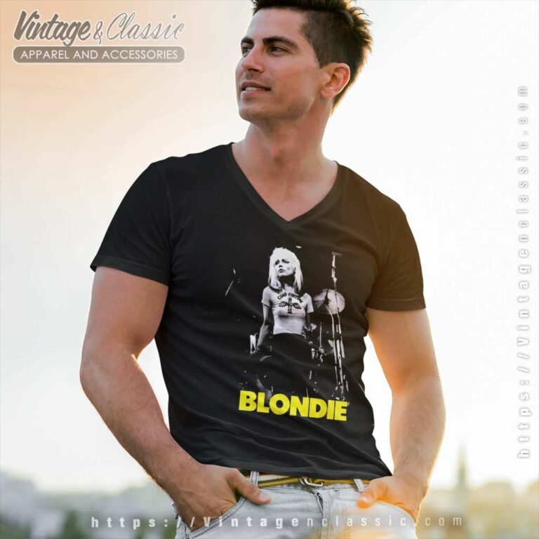 Blondie Camp Funtime V Neck TShirt Blondie Camp Funtime V Neck TShirt