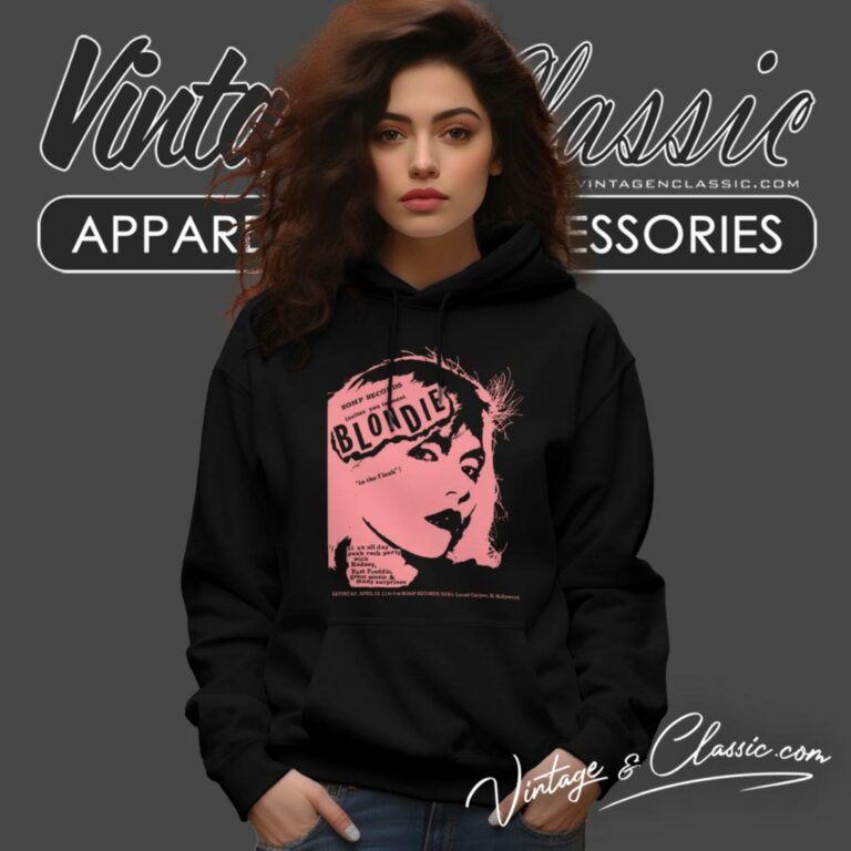 Blondie Debbie Harry 1977 Rock Hoodie Blondie Debbie Harry 1977 Rock Hoodie