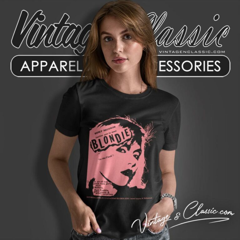 Blondie Debbie Harry 1977 Rock Women T Shirt Blondie Debbie Harry 1977 Rock Women T Shirt