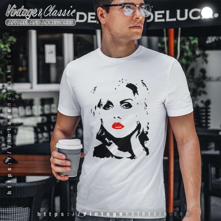 Blondie Debbie Harry Poster Red Lips Shirt Top Ideal Gift T Shirt Blondie Debbie Harry Poster Red Lips Shirt Top Ideal Gift T Shirt