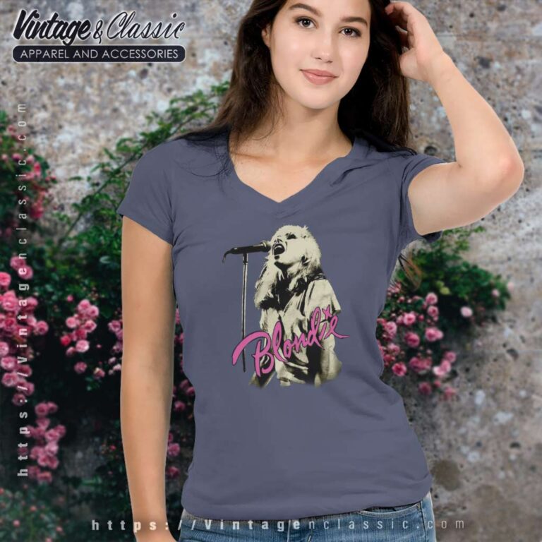 Blondie Debbie Harry Rock Band Music V Neck TShirt Blondie Debbie Harry Rock Band Music V Neck TShirt