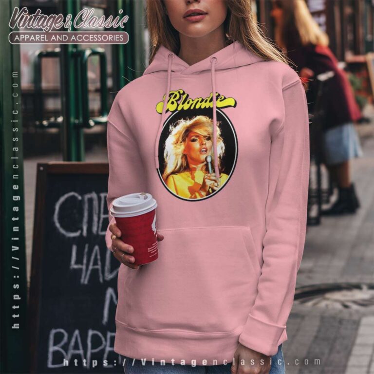 Blondie Debbie Harry Shirt Ladies Rock Hoodie Blondie Debbie Harry Shirt Ladies Rock Hoodie