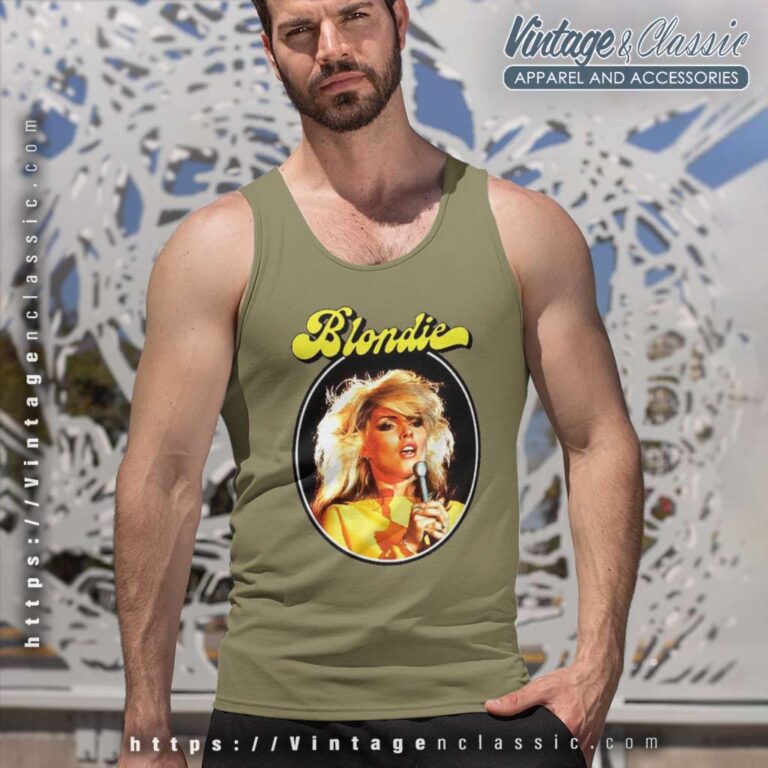 Blondie Debbie Harry Shirt Ladies Rock Tank Top Racerback Blondie Debbie Harry Shirt Ladies Rock Tank Top Racerback