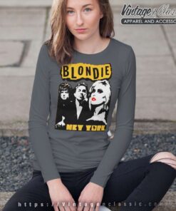 Blondie Dirty Punk Debbie Harry Music American Singer Long Sleeve Tee