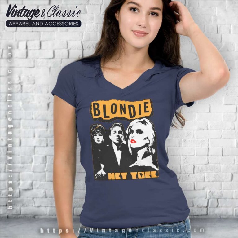 Blondie Dirty Punk Debbie Harry Music American Singer V Neck TShirt Blondie Dirty Punk Debbie Harry Music American Singer V Neck TShirt