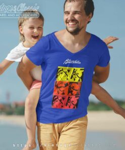 Blondie Eat To The Beat V Neck TShirt