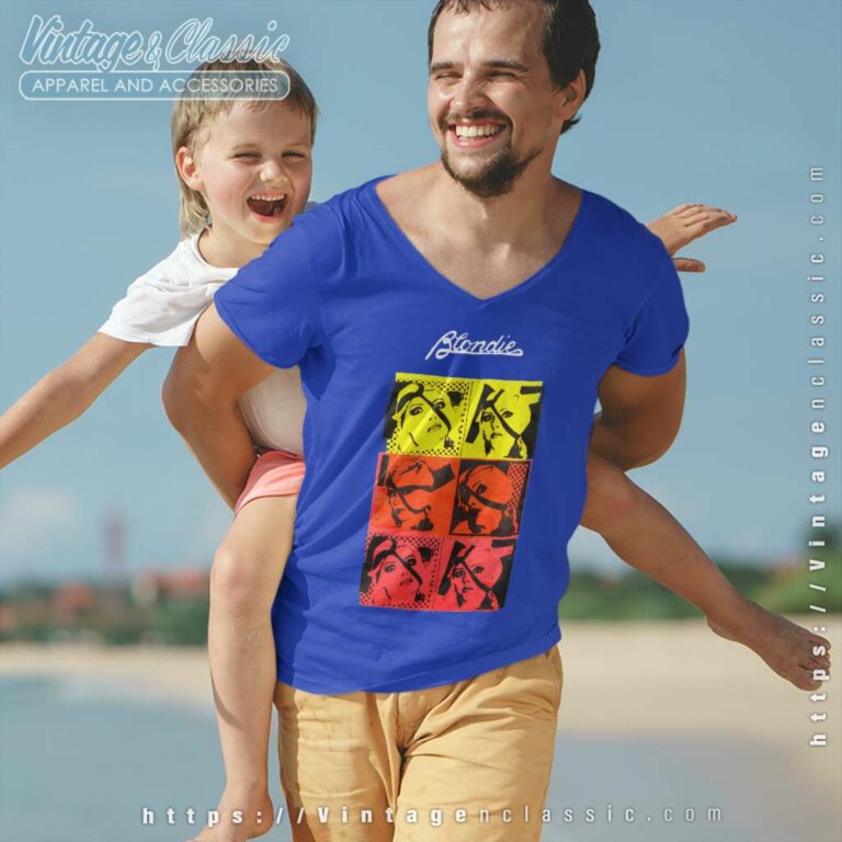 Blondie Eat To The Beat V Neck TShirt Blondie Eat To The Beat V Neck TShirt
