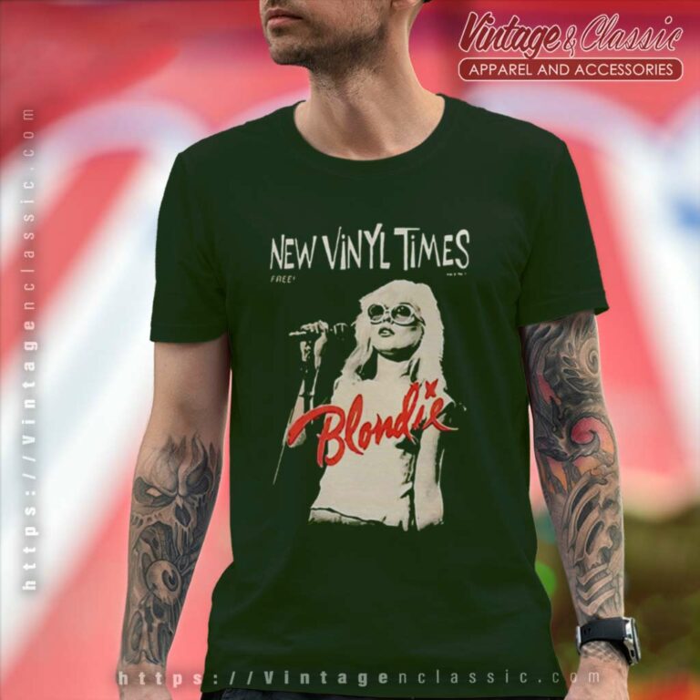 Blondie New Vinyl Times T Shirt Blondie New Vinyl Times T Shirt
