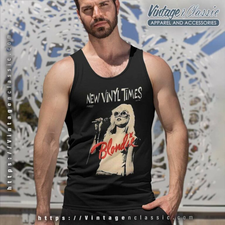 Blondie New Vinyl Times Tank Top Racerback Blondie New Vinyl Times Tank Top Racerback