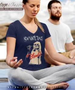 Blondie New Vinyl Times V Neck TShirt