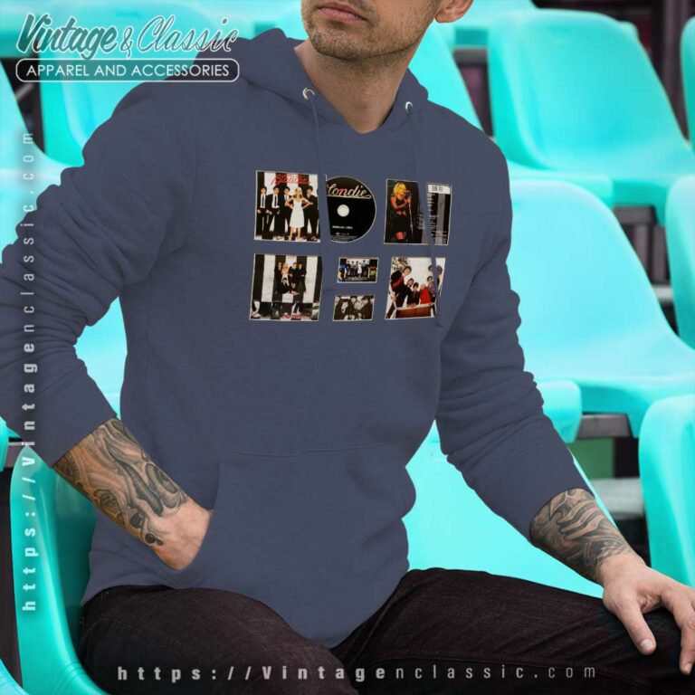 Blondie Parallel Lines Album Display Deluxe Hoodie Blondie Parallel Lines Album Display Deluxe Hoodie